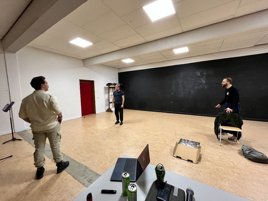 Le Collectif en répétition